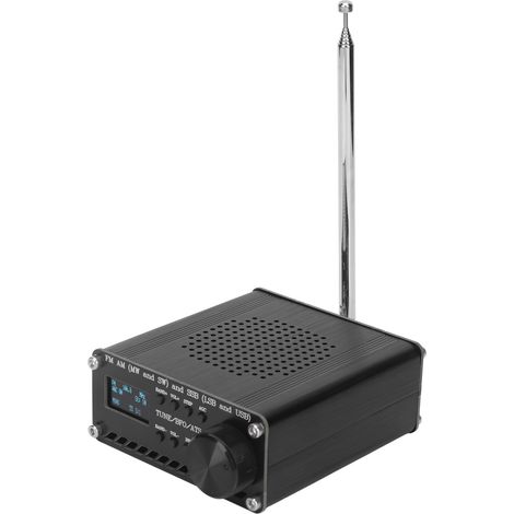 Récepteur radio multibande en alliage d'aluminium FM AM (MW SW) SSB (LSB USB) Scanner de fréquence pour usage extérieur à domicile (1/4)