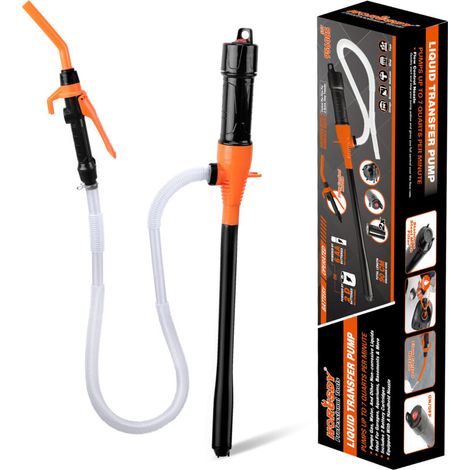 Pompe à huile électrique 95608S pour réservoirs de carburant de voiture, alimentée par batterie, avec embout, 45 x 11,5 x 9 mm, 520 g, rouge (1/4)