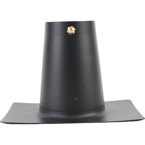 Adaptateur de gouttière en métal pour chaîne de récupération d'eau de pluie, destiné à une installation extérieure sur la descente de gouttière. Alliage d'aluminium. (1/5)