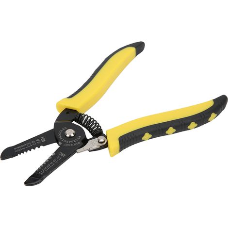 Kabelabisolierzange, multifunktionale Handcrimpzange, Abisolierwerkzeug für Kabelanschlüsse HS-1041C (1/5)