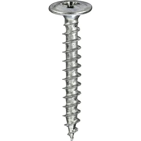 CONDY - 20 VITI PER PANNELLI POSTERIORIMOBILI - IMPRONTA PHILLIPS 4,0x30MM - IN ACCIAIO ZINCATO