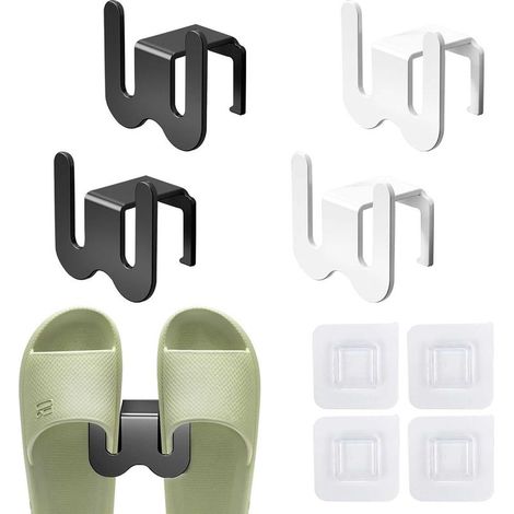 4 Pièces Porte-chaussures Muraux, étagère à Chaussure à Suspendre, Organisateur Chaussure, Support Chaussures Gain de Place, pour Entrée, Salon, Salle de Bain, Balcon, Couloir (1/5)