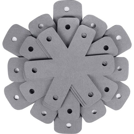 12 protège-casseroles, séparateurs d'ustensiles, 4 tailles (25,5/30,5/35,5/40,5 cm), matière feutre polyester non tissé, cyan (1/5)