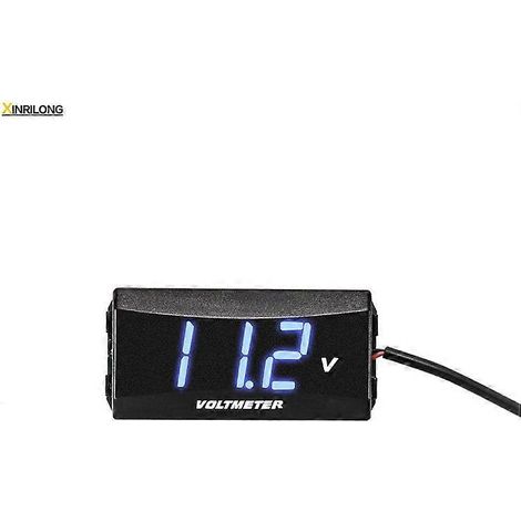 DC 12V Car Digital Voltmeter Gauge AIMILAR LED Display Voltage Meter, Waterproof Mini Volt Meter for Car, Motorcycle, Boat, and ATV Battery Monitorin (1/5)