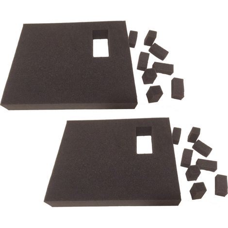 2x Inner Foam Insert Inlay for Makita MAKPAC Cases Drill Jigsaw Impact Driver