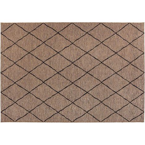 VIVARAISE - Tapis extérieur Vivaraise Allan - Polypropylène 100% - Naturel - 120 x 170 cm (1/4)