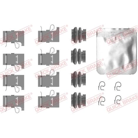Kit d'accessoires, plaquette de frein à disque Quick Brake 109-0084 LEXUS