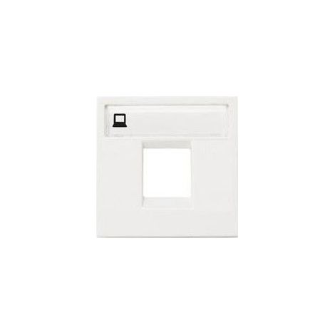 Breiter Datenausgangsdeckel WEISS Niessen Zenit N2218.1 BL