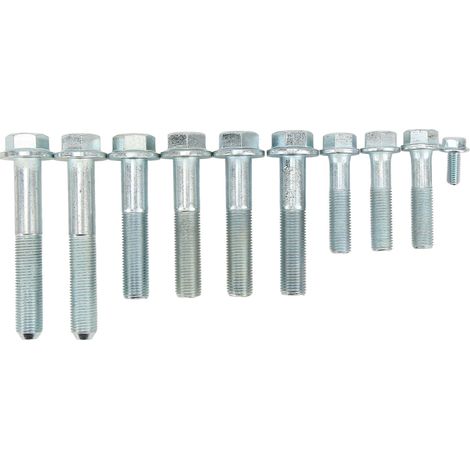 10 pièces K série Kit de boulons de Transmission cloche botier démarreur carter d'huile remplacement de boulon pour moteur Acura K20 K24 (1/5)