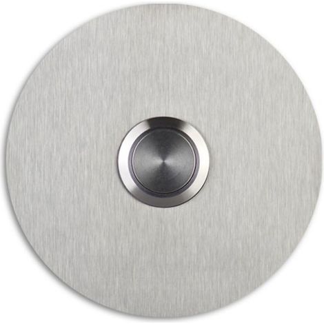 Heibi Klingelknopf SONITO Edelstahl rund 7,4 cm Türklingel