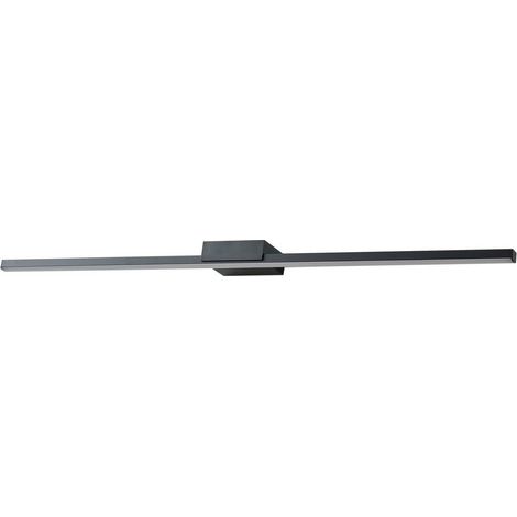 Lucande Lámpara de pared 'Kivana' en Negro Aluminio