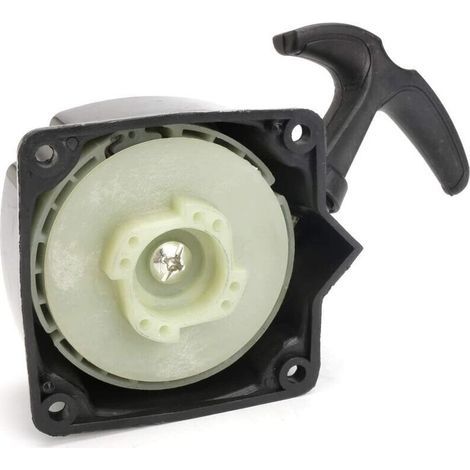 Entry-level starter recoil starter + 40-5 pull plate for lawnmowers, black, 67mm hole spacing. (1/5)