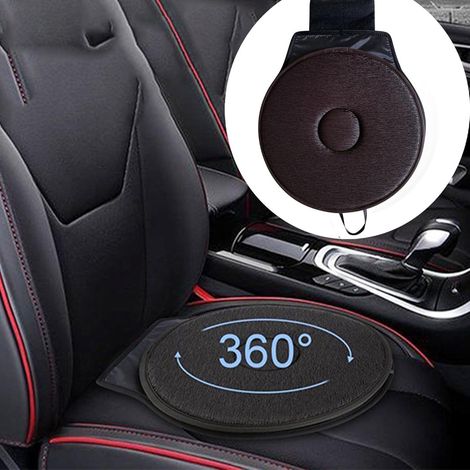 Cuscino girevole per auto - Disco girevole flessibile - Cuscino girevole flessibile - 360 gradi - Cuscino per sedile - Cuscino per sedia a rotelle - Ausili per muoversi e spostarsi in auto, sedia a ro (1/5)