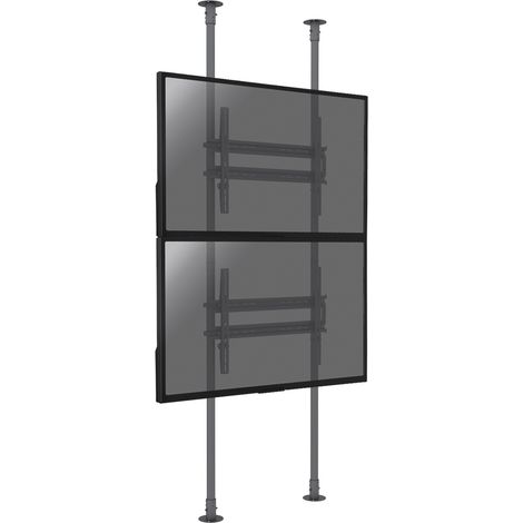 Support sol-plafond pour 2 écrans TV 50'' - 100'' - Hauteur max 300cm (1/3)
