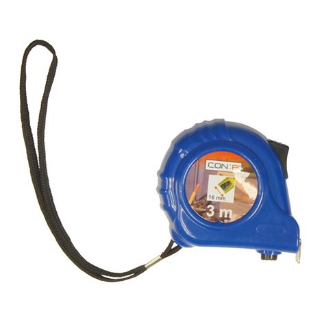 Flessometro Professionale 3 o 5 Mt Metro a Nastro Avvolgibile Flessibile Masidef - Formato: 3 mt