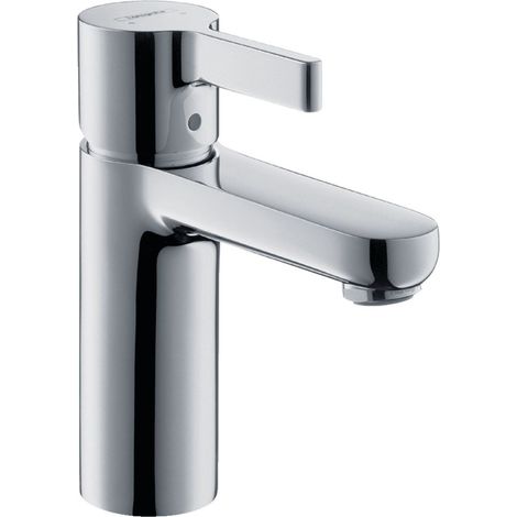 con lavabo, con tirador y desagüe automático cromado