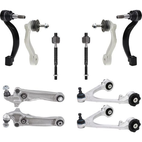 KIT BRACCIO OSCILLANTE 10 PEZZI COMPATIBILE CON JAGUAR XF SPORTBRAKE (X260) 2.0 D 07.20 / Kit Sospensione Completo OE/OEM / Bracci Oscillanti + Testine Sterzo / Sostituzione Diretta OEM