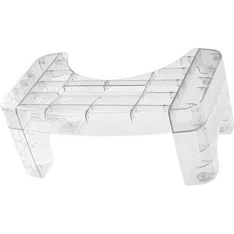 Tabouret de toilette transparent antidérapant, marchepied pour adultes et enfants, pour une position accroupie. (1/3)