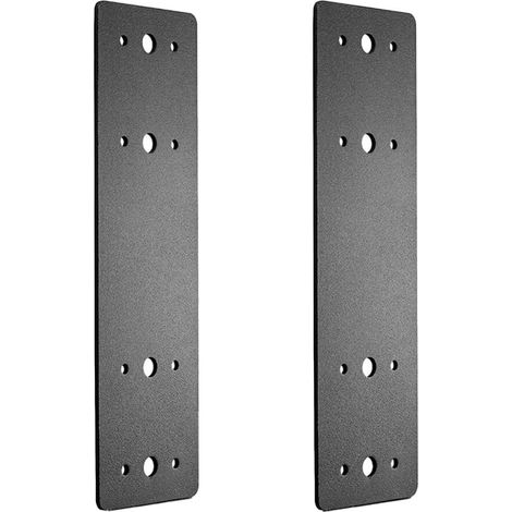 mit 2 hochbelastbaren flachen Stahlreparaturplatten für die