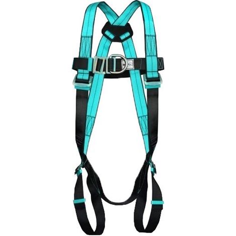 Kit harnais de travail - Harnais anti-chute avec cordon de sécurité, de S à XL. Équipé d'un amortisseur de choc, pour travaux en altitude, kit de sécurité pour opérateur (1/3)