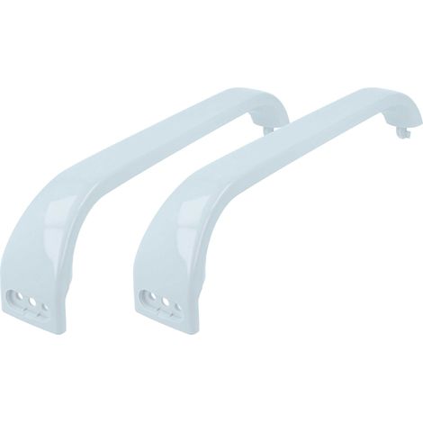 vhbw 2x poignées de porte four double, réfrigérateur - compatible avec Bosch série KGV36, KGV36xx