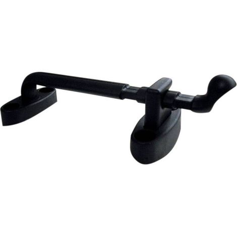 Blister fermaimposte in plastica bruco nero 2 pezzi