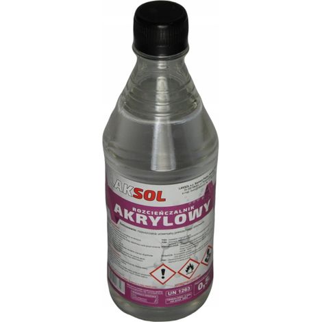 Diluant acrylique professionnel Laksol 0,5 L