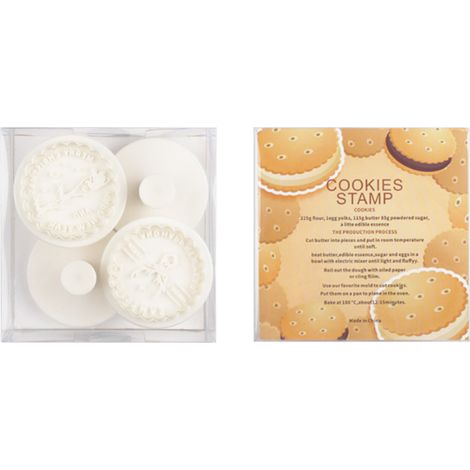 Lot de 4 emporte-pièces Noël, motifs bonhomme sapin renne, ABS lave-vaisselle, pâtisserie maison (1/5)