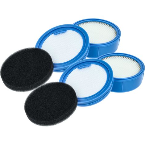 vhbw 2x HEPA-Filter, 4x Vorfilter kompatibel mit Electrolux EP71UB14DB Staubsauger (1/4)