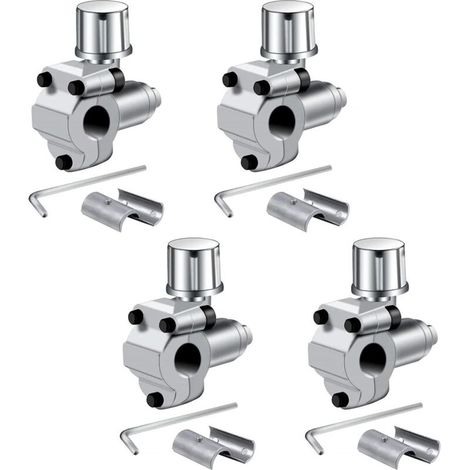 ACKERMAN– Valves de piercing BPV-31 pour réfrigérateur de climatisation – 4 pièces compatibles tuyaux 1/4', 5/16', 3/8' – Installation facile - MPV31