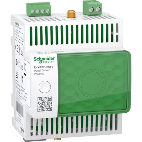 Pasarela y registrador de datos ECOSTRUXURE 24V DC con registro de 3 años y IP40