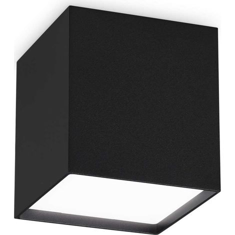 Ideal Lux KUBIKO Downlight LED intégré en saillie noir 1100Lm 3000K (1/2)