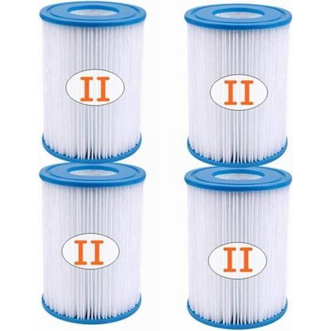 YMYNY 4 x Type II swimming pool filter cartridges for Type II filters for 58094