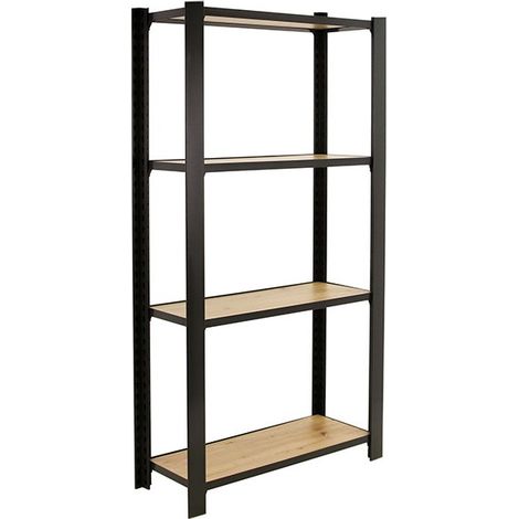 Estantería SIMONRACK Officlick 4/300 wood 800 antracita/roble nodi
