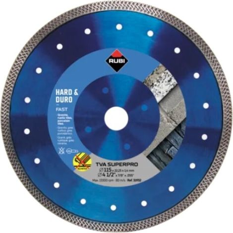 Rubi 31932 TVA SUPERPRO Turbo Viper DRY CUT Diamond Blade