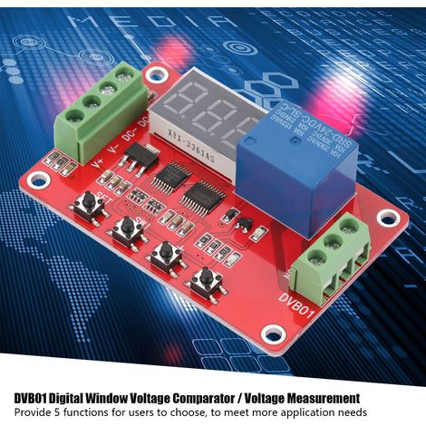Comparateur de tension numérique Red DVB01 / Mesure de tension (24 V) (1/5)