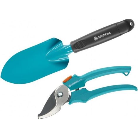 Gardena Basis-Set Kleingeräte 8950 Blumenkelle und 8754 Gartenschere