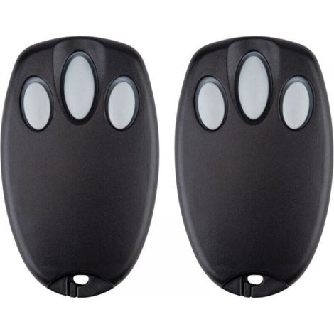 YMYNY Lot de 2 émetteurs de porte de garage portatifs de remplacement pour Chamberlain Liftmaster Motorlift 94335E 84335E ML700 ML500 ML850 Merlin+ C945 C840 Security+ 433,92 MHz