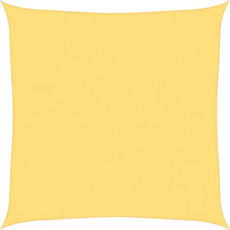 Sunshade Sail 160 g/m² Beige 6x6 m HDPE vidaXL