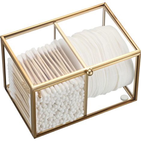 Distributeur de cotons-tiges dorés, distributeur de cotons-tiges en (1/5)