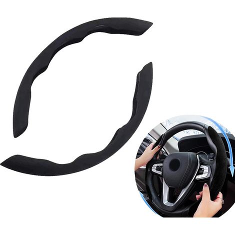 Housse de Volant, Fibre de Carbone & Suède Sport, S'adapte de 36 à 41 CM, Compatibilité Universelle, Prise Antidérapante, Installation Facile (1/5)
