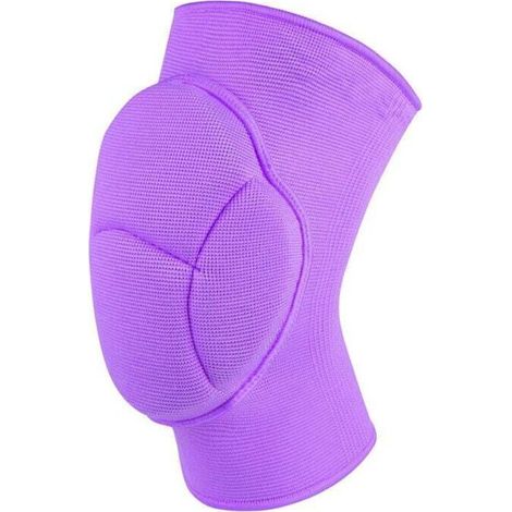 Genouillères de sport épaisses en silicone antidérapantes pour le football, le volley-ball, pour protéger les genouillères de sécurité pour le cyclisme, violet