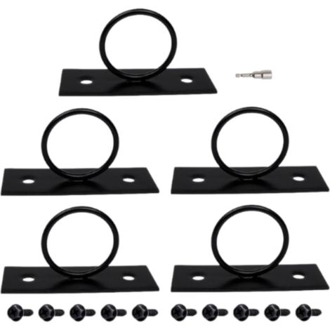 Paquet de supports d'anneau caisse avec installation facile et (1/5)