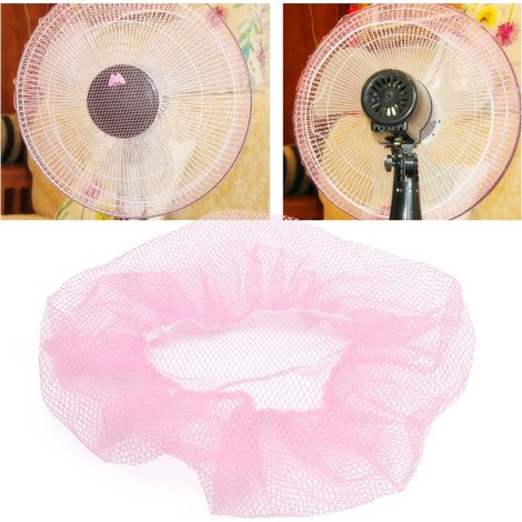Staubschutzhülle für elektrische Ventilatoren, waschbar und staubabweisend, ideal für die Sicherheit von Babys (rosa). (1/5)