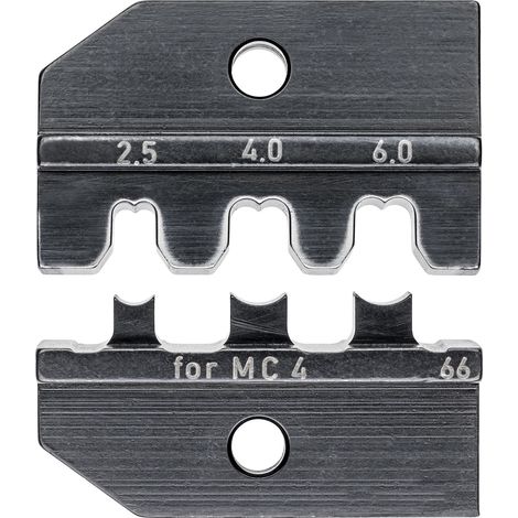 KNIPEX 97 49 66 Mordaza intercambiable para conectores para cables solares MC4® (Multi-Contact) & MC4® EVO2 2,5/4/6 mm²