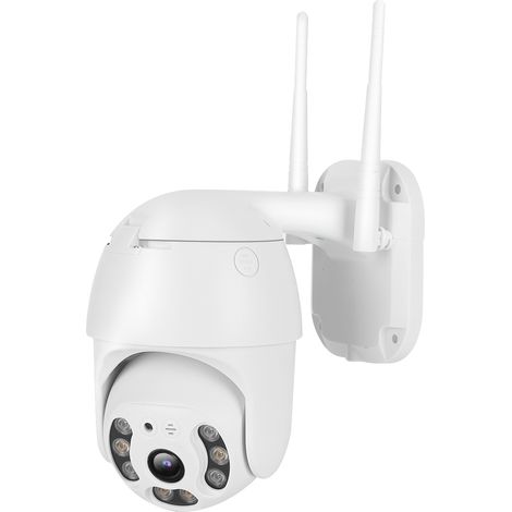 Caméra de sécurité dôme PTZ 2,5 pouces Wi-Fi 1080p à double source lumineuse IP66 pour Android/iOS (1/5)
