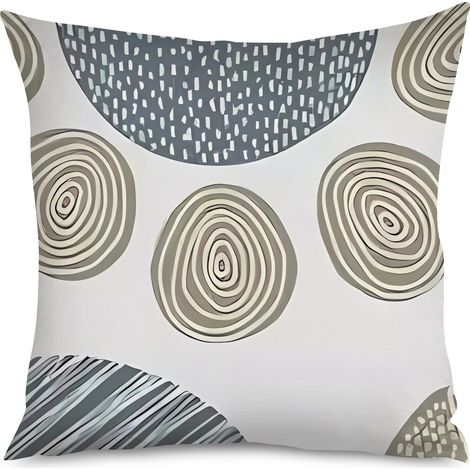 Housse de Housse Coussin Motif Géométrique Chambre Salon (1/5)