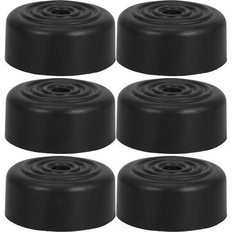 Ensemble de remplacement de pieds de canapé (6 pièces) avec patins de meubles fixés par vis et supports antidérapants. (1/5)
