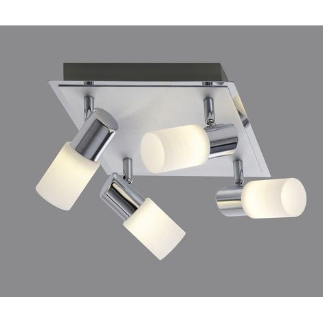 Plafoniera da Interno a LED in Metallo Cromo (1/2)