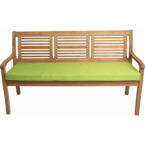 Coussin de banc de jardin 100x60x7cm assise, coussin de balancelle de jardin Citron vert, coussin de banc de jardin, coussin d'assise plat (1/5)